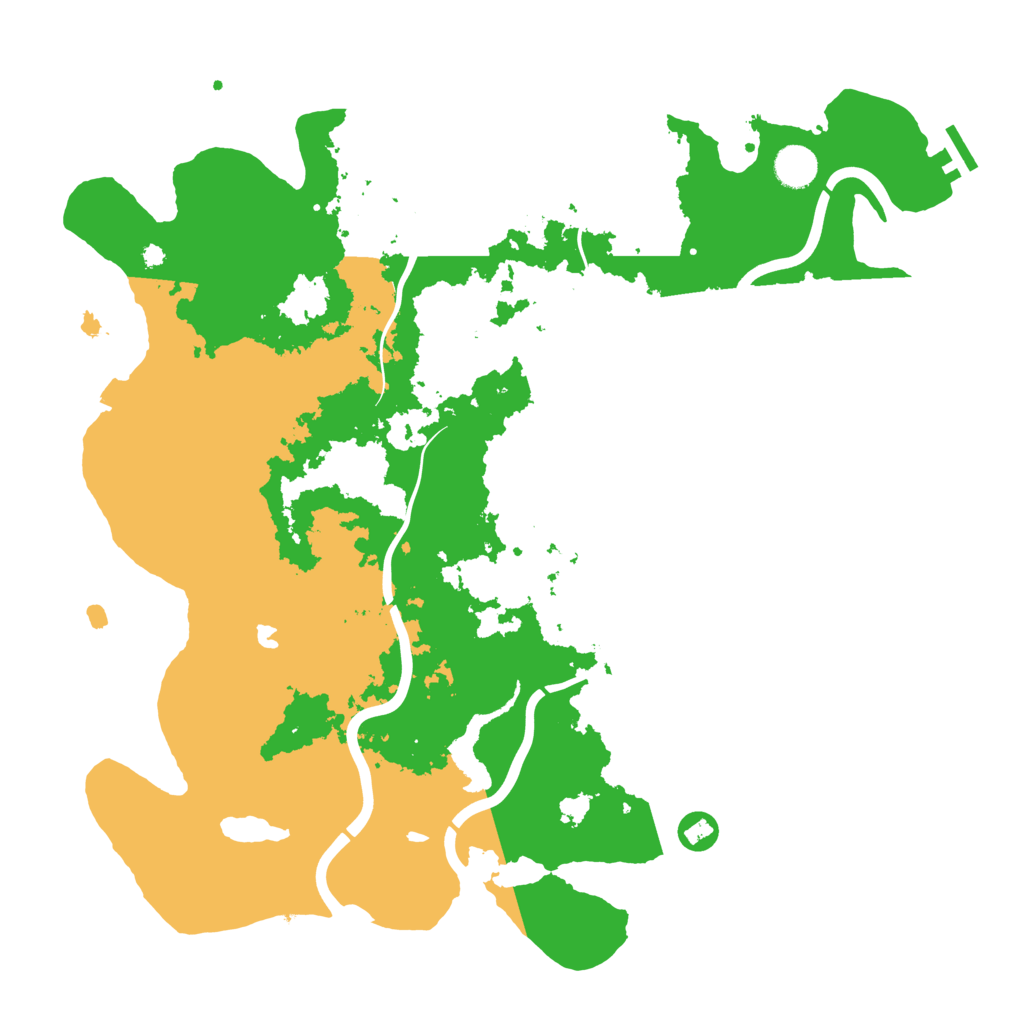 Biome Rust Map: Procedural Map, Size: 4200, Seed: 49