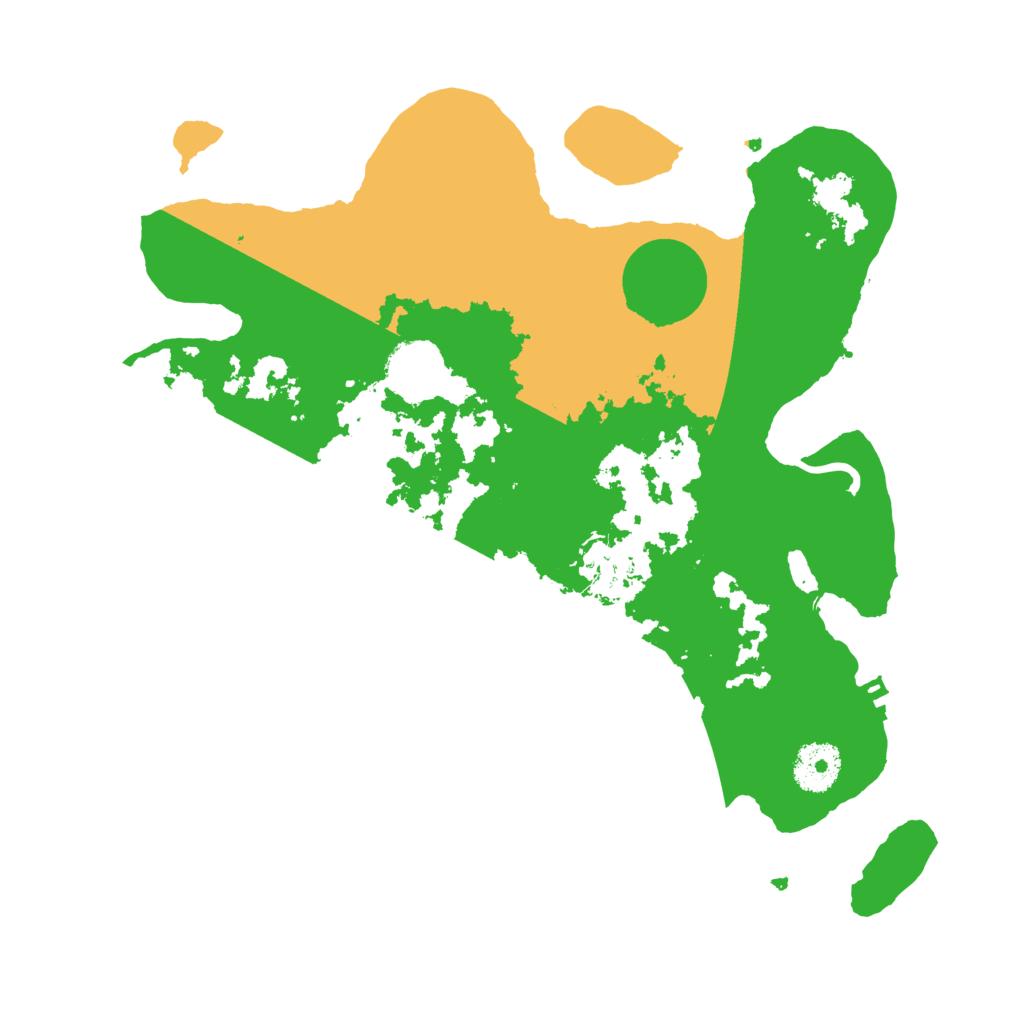 Biome Rust Map: Procedural Map, Size: 3200, Seed: 24730