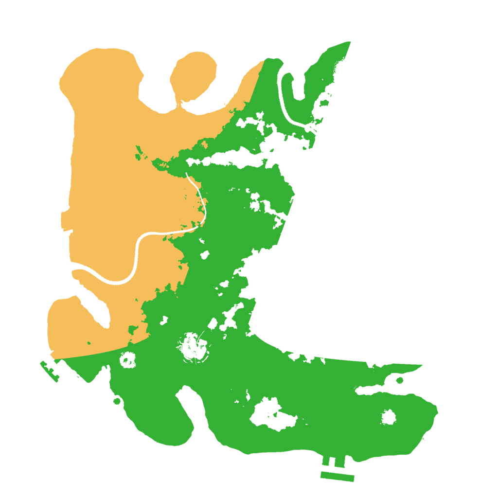Biome Rust Map: Procedural Map, Size: 3000, Seed: 1827289037