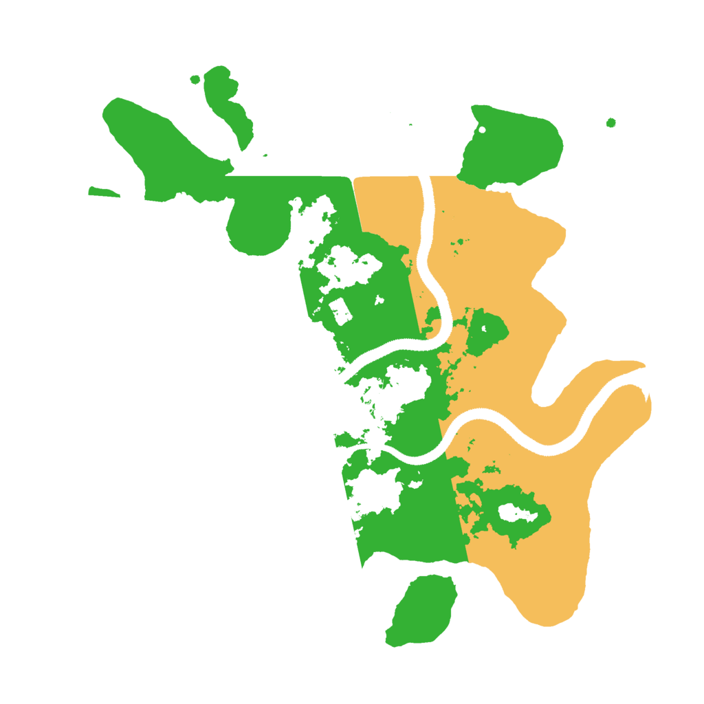 Biome Rust Map: Procedural Map, Size: 3000, Seed: 688210