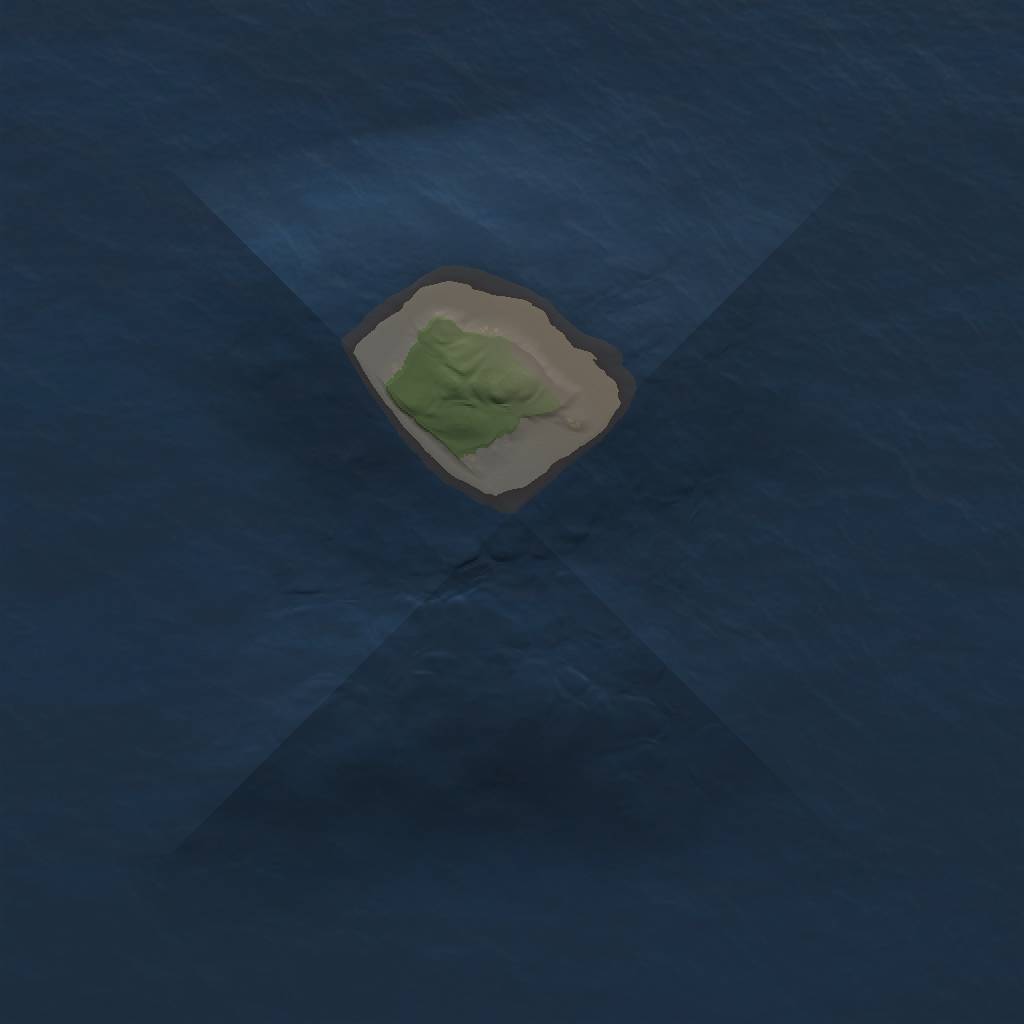 Rust Map: Barren, Size: 1000, Seed: 1203231, 2 Monuments