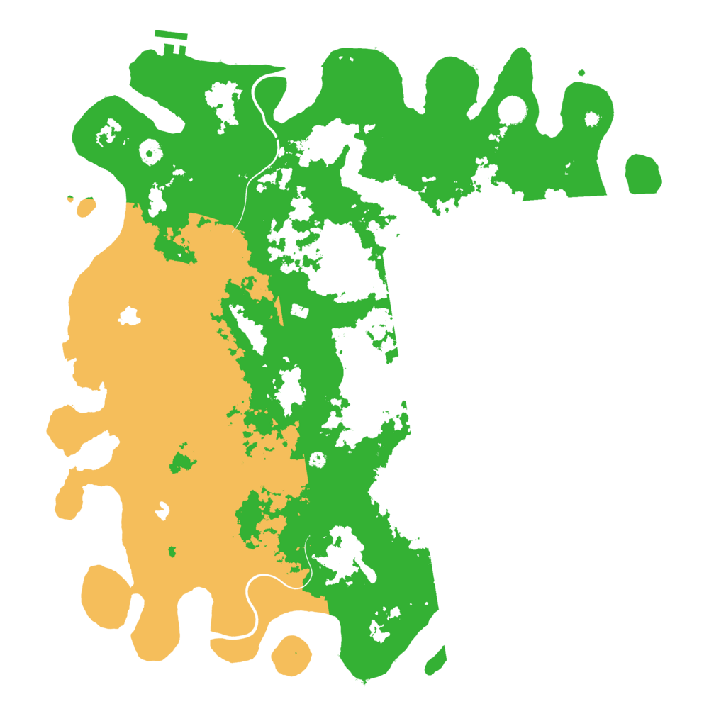 Biome Rust Map: Procedural Map, Size: 4500, Seed: 111110