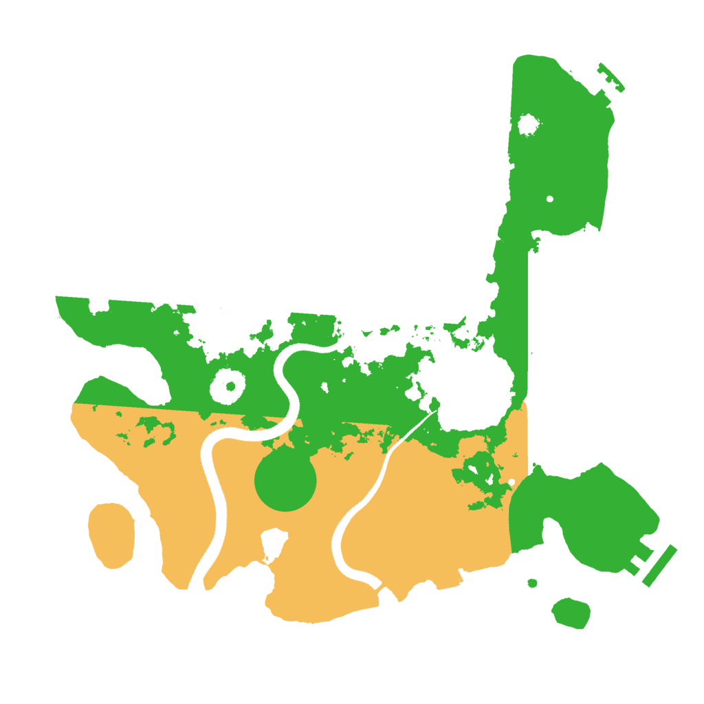 Biome Rust Map: Procedural Map, Size: 3000, Seed: 211005