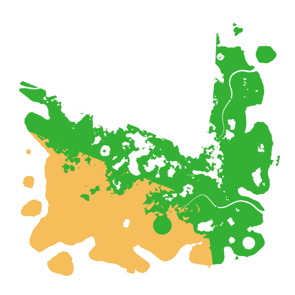 Biome Rust Map: Procedural Map, Size: 4200, Seed: 7600