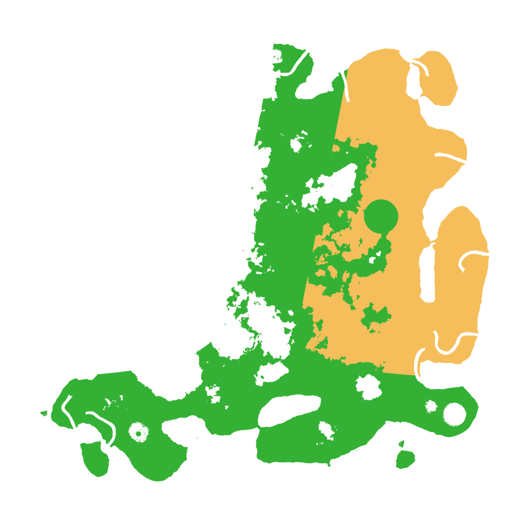 Biome Rust Map: Procedural Map, Size: 4000, Seed: 25024