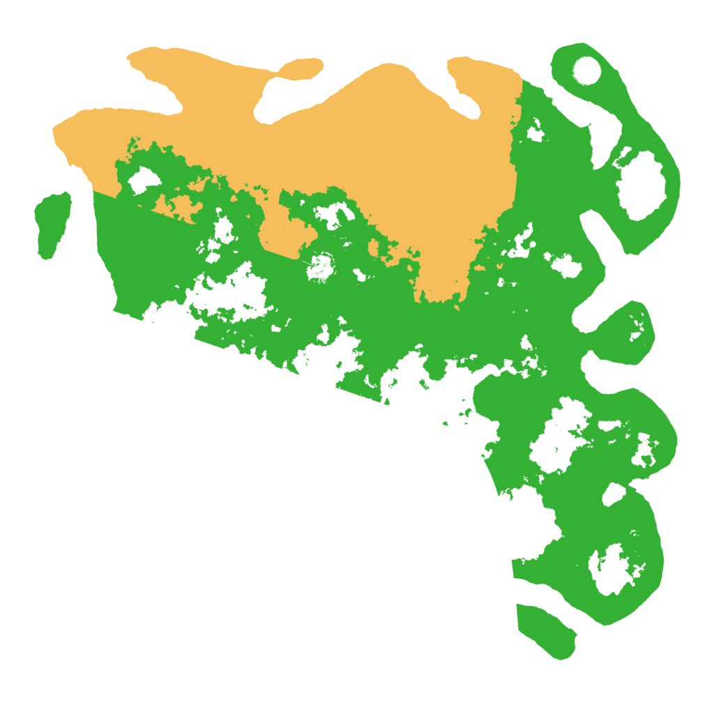 Biome Rust Map: Barren, Size: 4500, Seed: 57255454