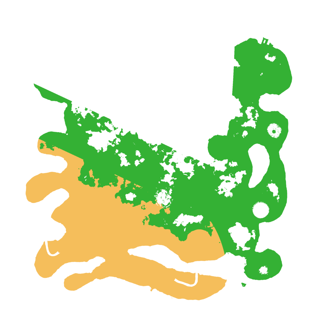 Biome Rust Map: Procedural Map, Size: 3500, Seed: 54477358