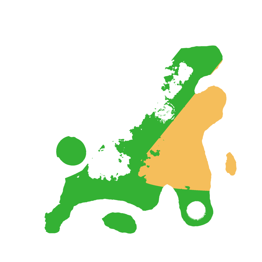 Biome Rust Map: Barren, Size: 2500, Seed: 85