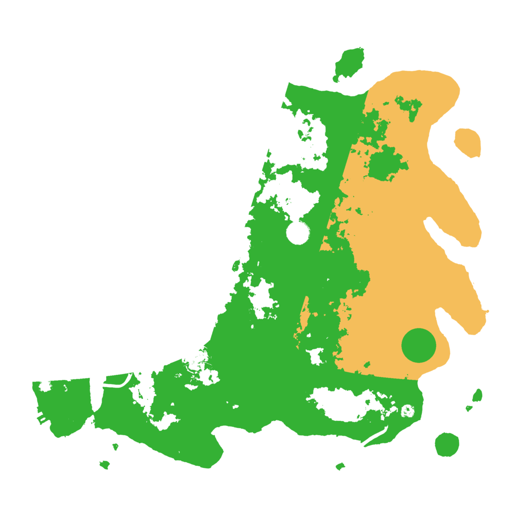 Biome Rust Map: Procedural Map, Size: 4000, Seed: 64641458
