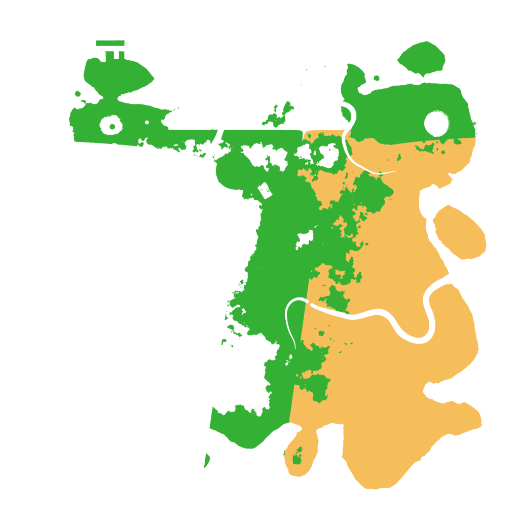 Biome Rust Map: Procedural Map, Size: 3700, Seed: 692629463