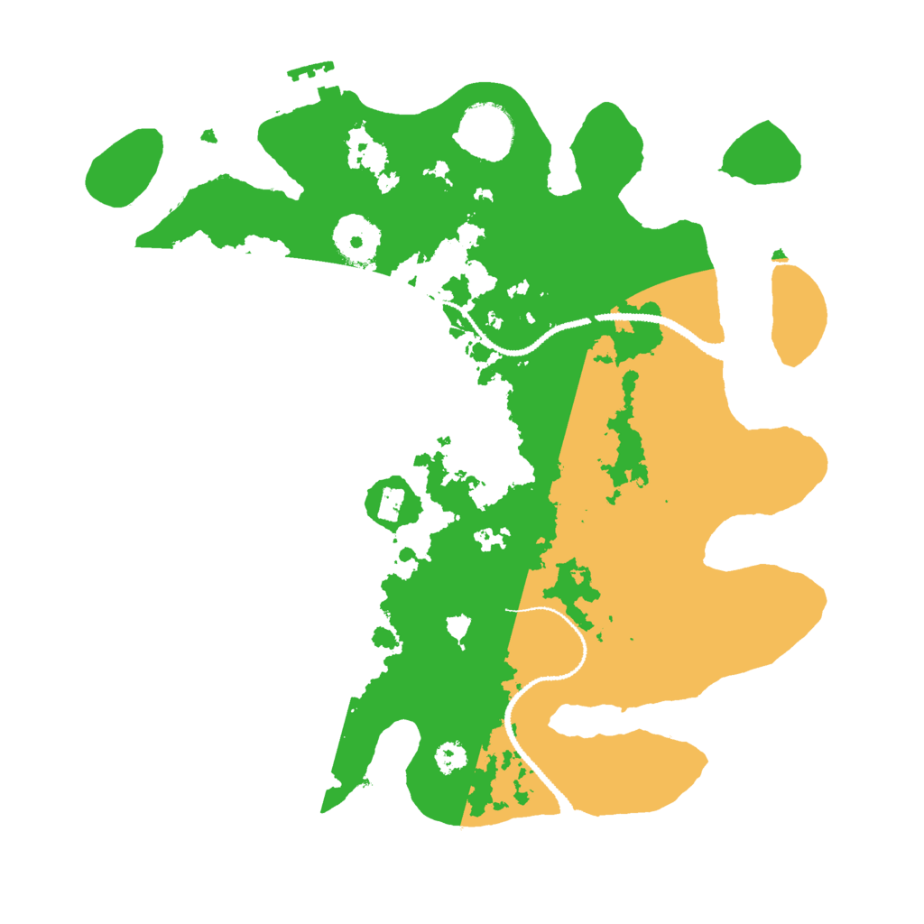 Biome Rust Map: Procedural Map, Size: 3000, Seed: 29929708