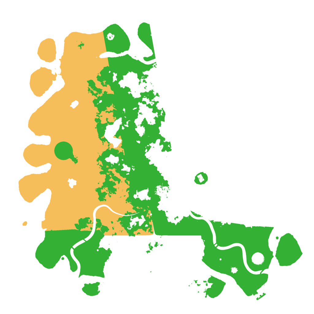 Biome Rust Map: Procedural Map, Size: 4500, Seed: 116743455