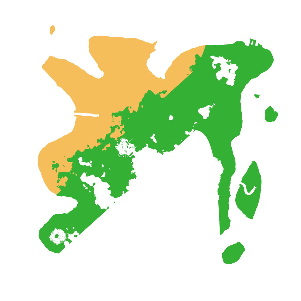 Biome Rust Map: Procedural Map, Size: 3000, Seed: 1511906923