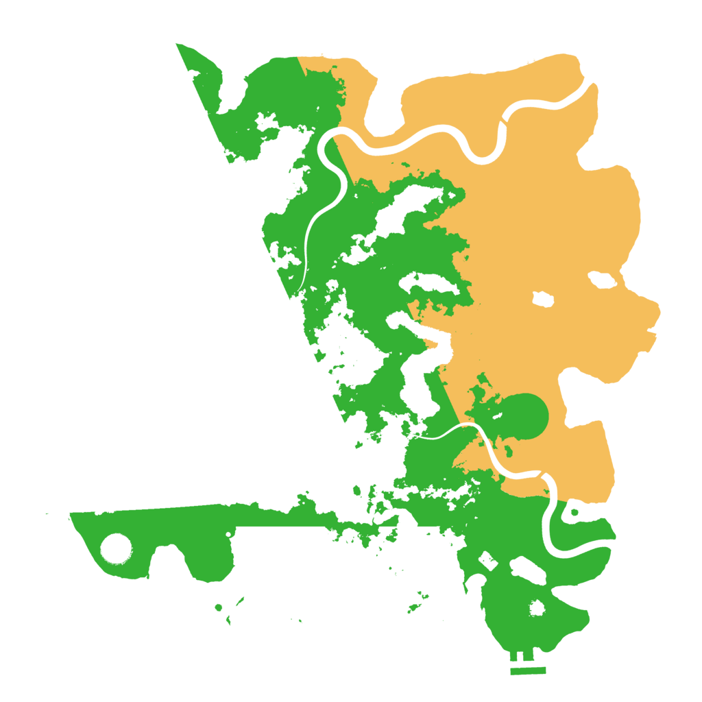Biome Rust Map: Procedural Map, Size: 4000, Seed: 40056201