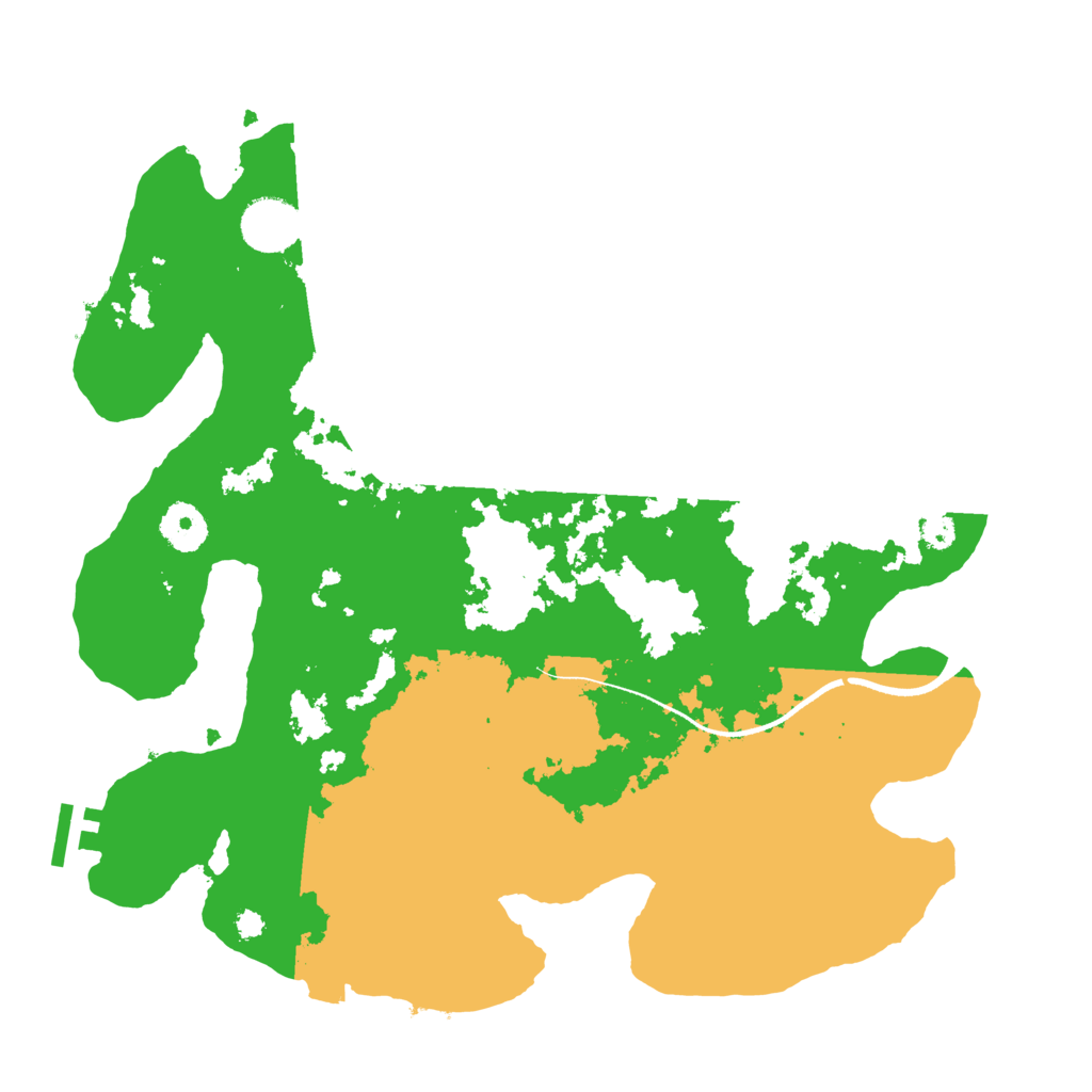 Biome Rust Map: Procedural Map, Size: 3500, Seed: 89685720