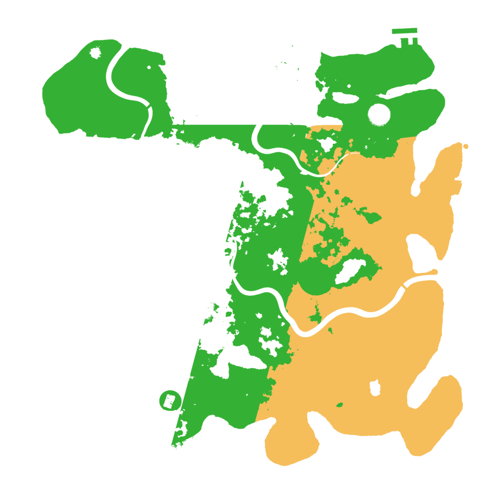 Biome Rust Map: Procedural Map, Size: 4000, Seed: 3322221