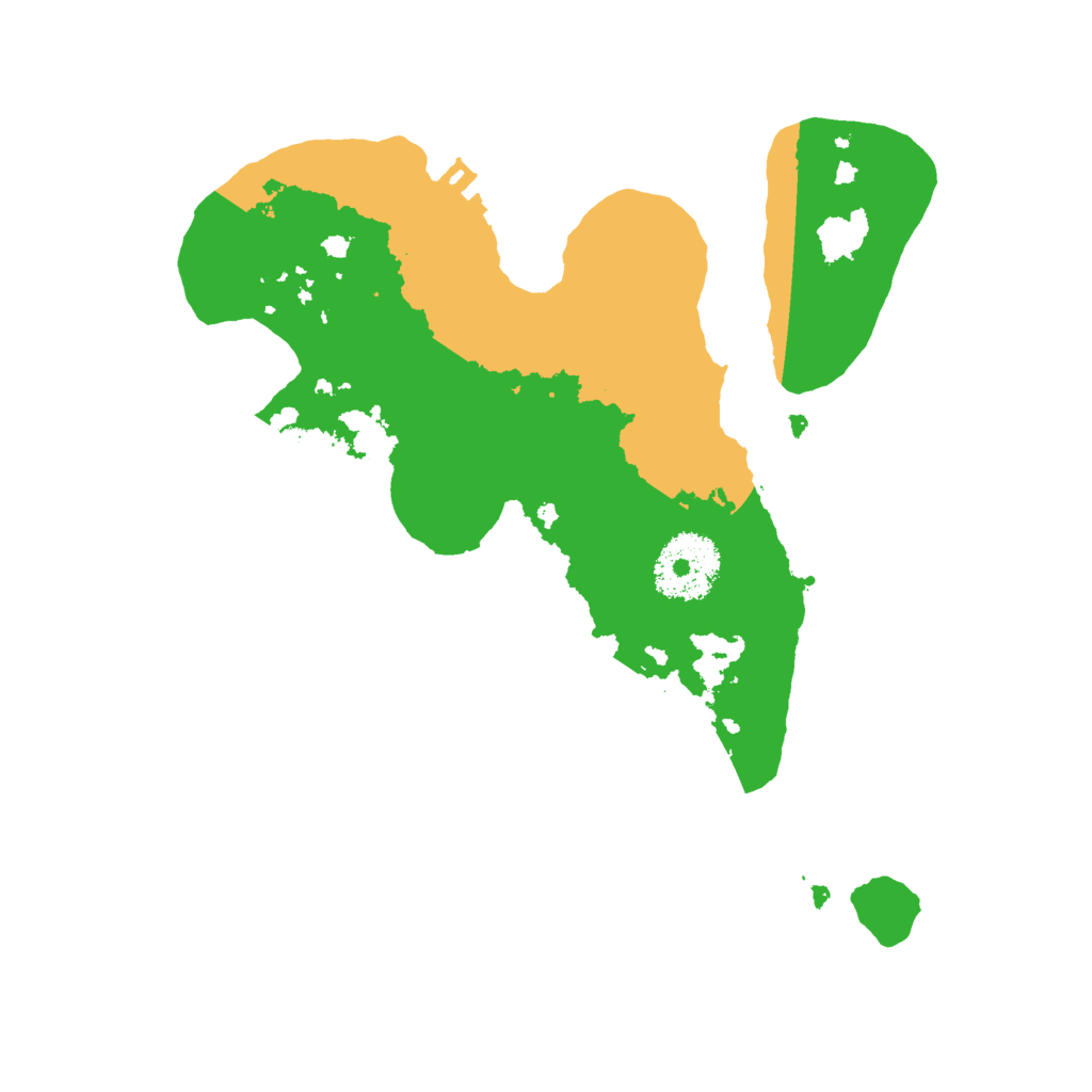 Biome Rust Map: Procedural Map, Size: 2500, Seed: 694200312
