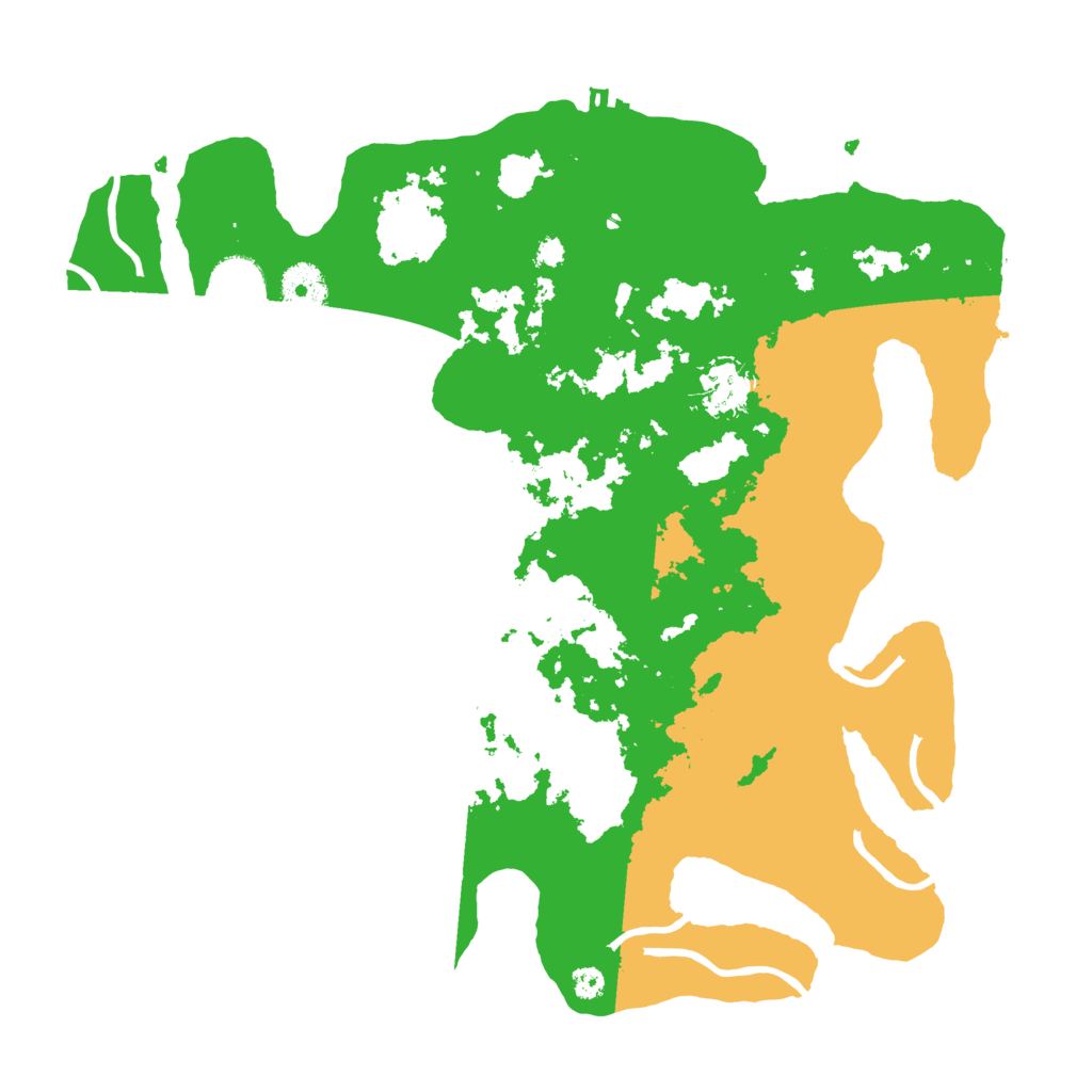 Biome Rust Map: Procedural Map, Size: 3500, Seed: 98979811