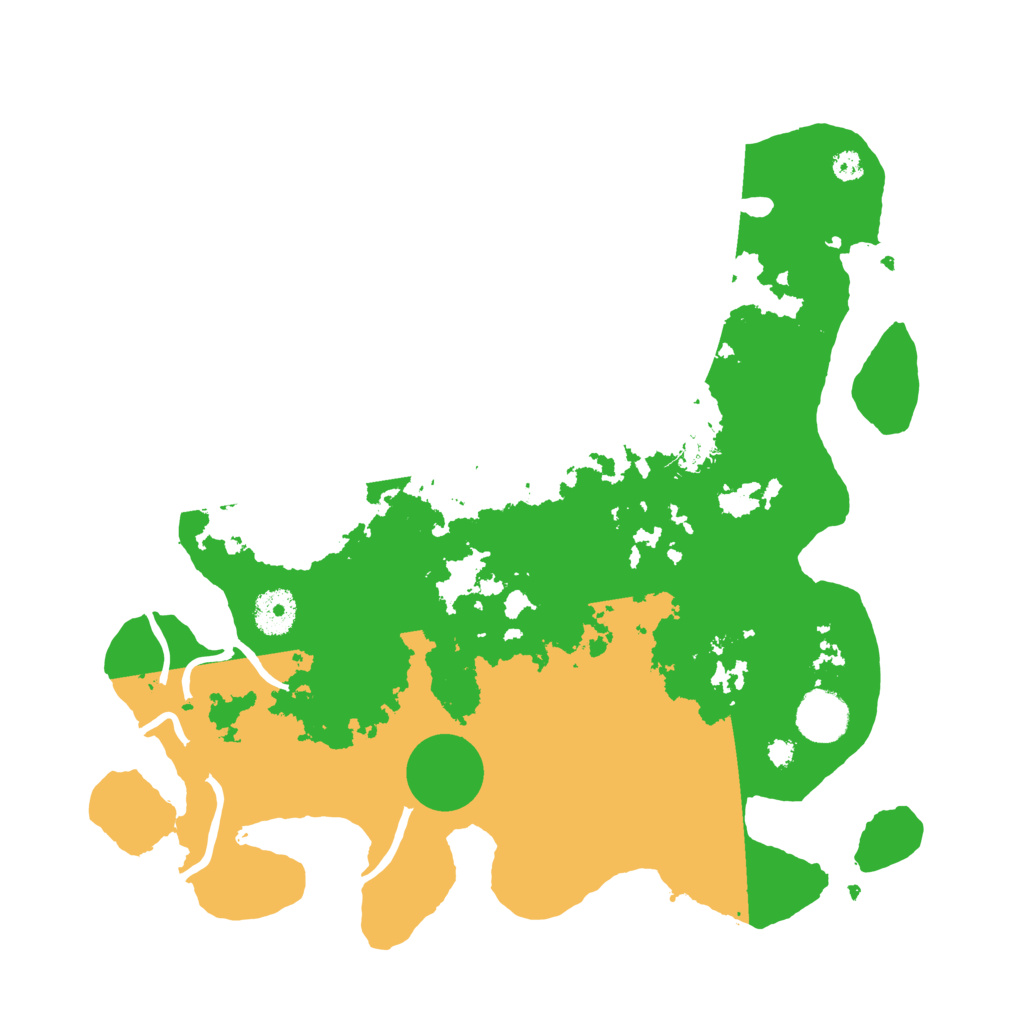 Biome Rust Map: Procedural Map, Size: 3500, Seed: 1879471168