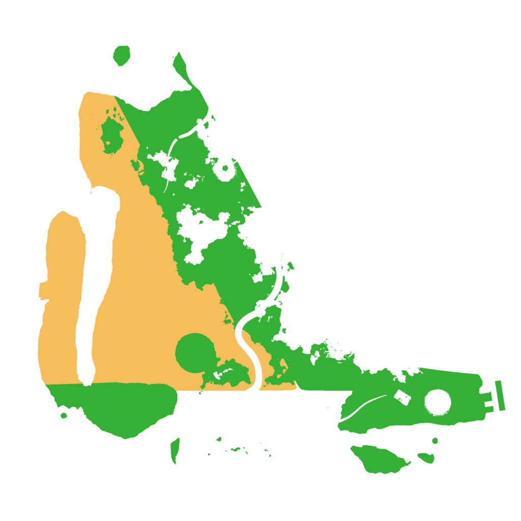 Biome Rust Map: Procedural Map, Size: 3500, Seed: 1156024312