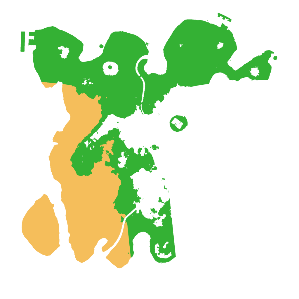 Biome Rust Map: Procedural Map, Size: 3000, Seed: 1029792049