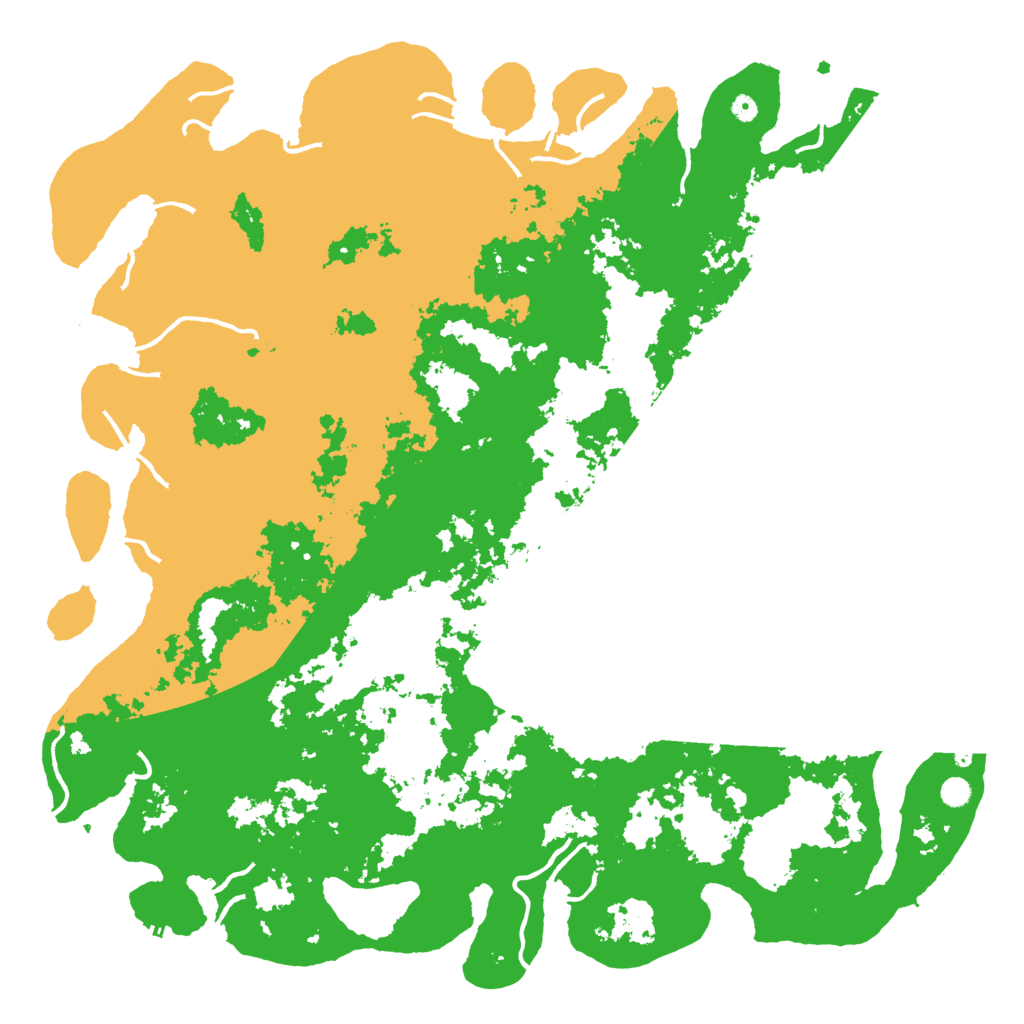 Biome Rust Map: Procedural Map, Size: 6000, Seed: 83276713