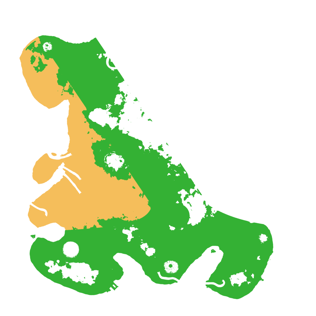 Biome Rust Map: Procedural Map, Size: 3500, Seed: 2313123