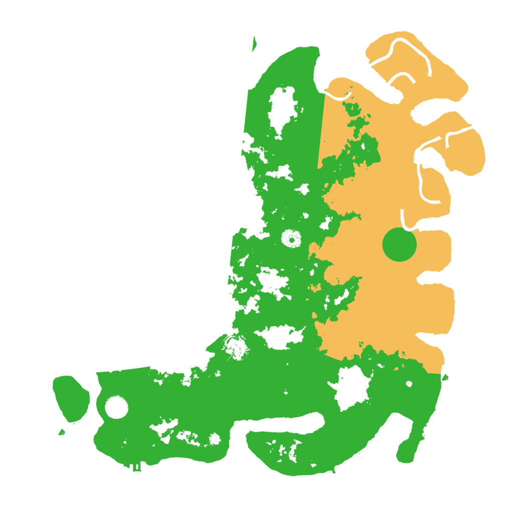 Biome Rust Map: Procedural Map, Size: 3950, Seed: 1996868759