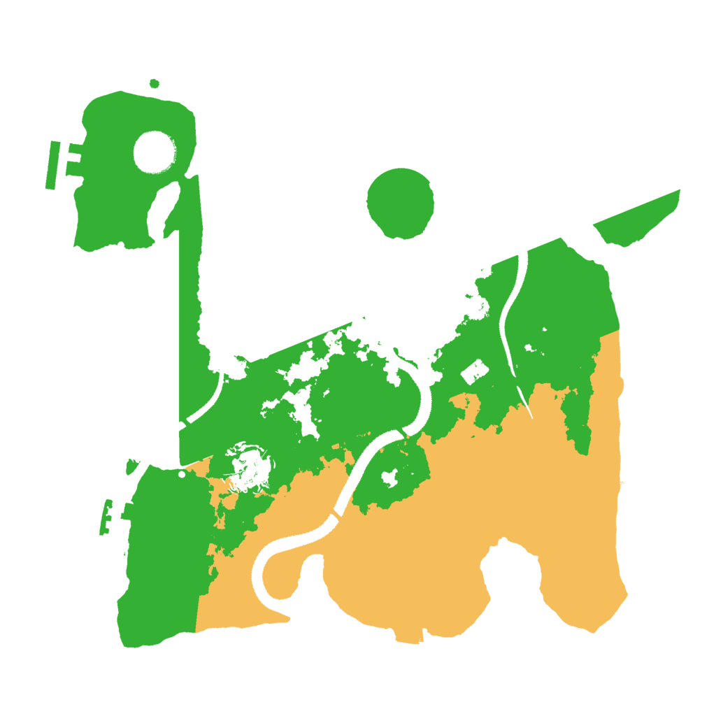 Biome Rust Map: Procedural Map, Size: 3000, Seed: 942842901