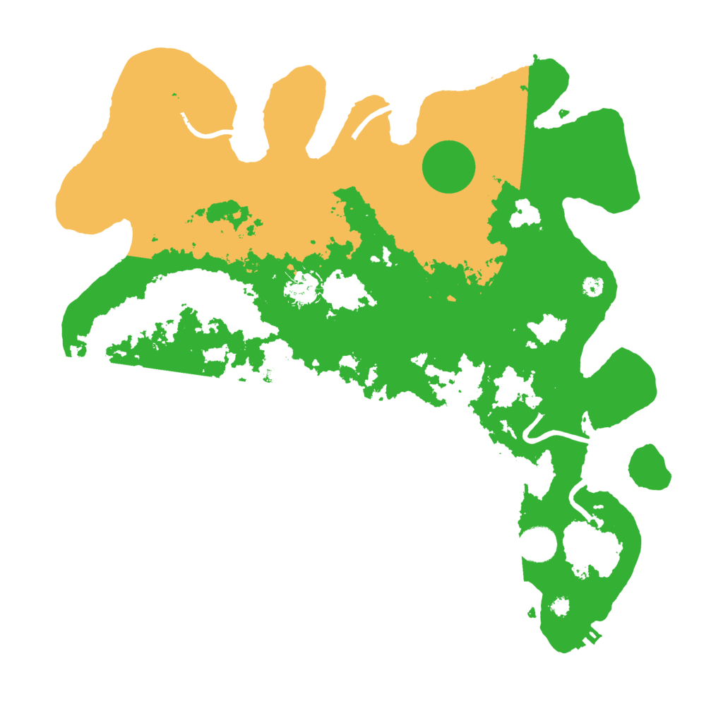 Biome Rust Map: Procedural Map, Size: 3600, Seed: 2052323479