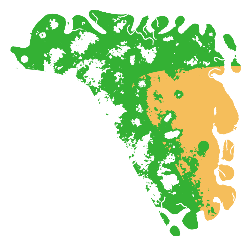 Biome Rust Map: Procedural Map, Size: 6000, Seed: 1367338106