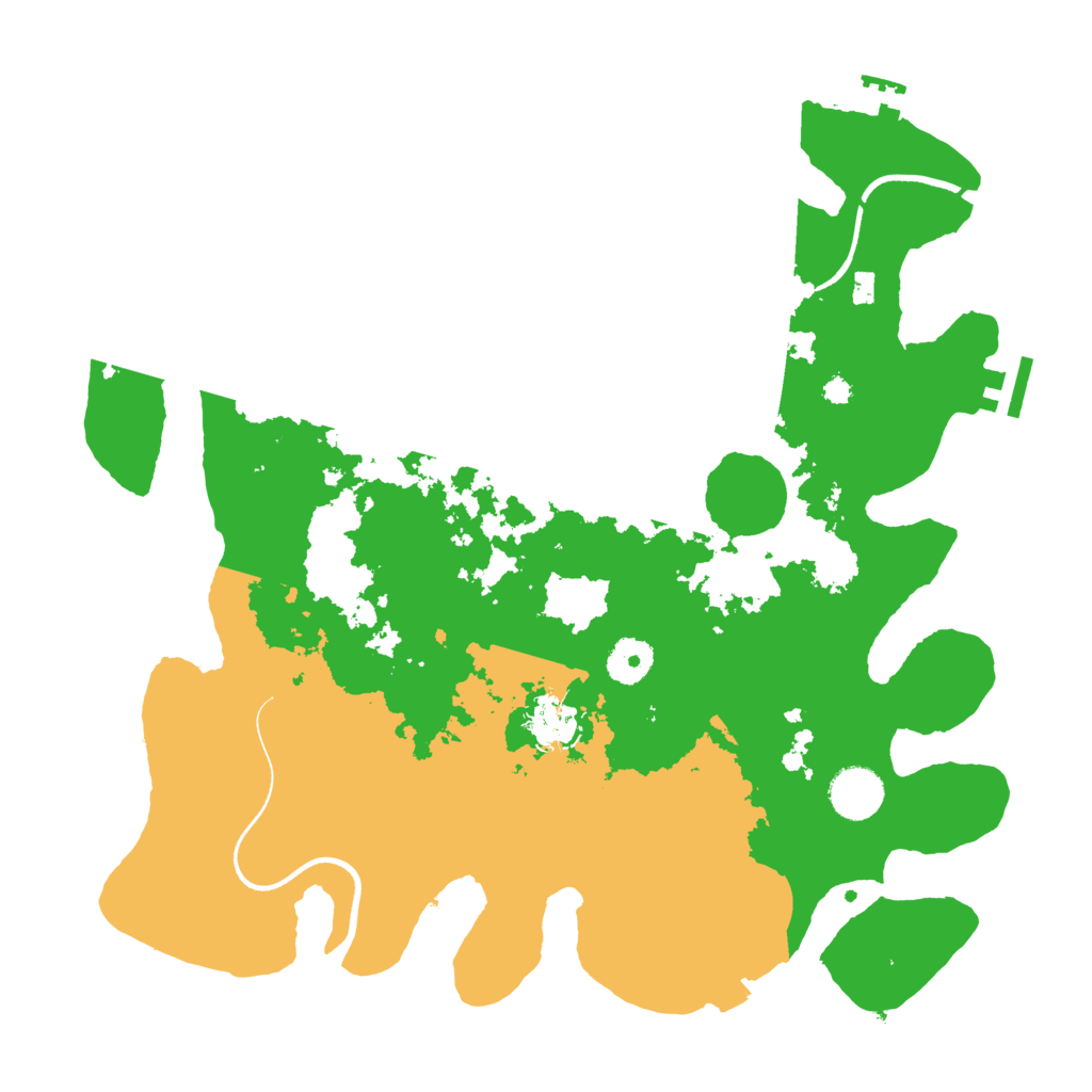 Biome Rust Map: Procedural Map, Size: 3600, Seed: 636974694