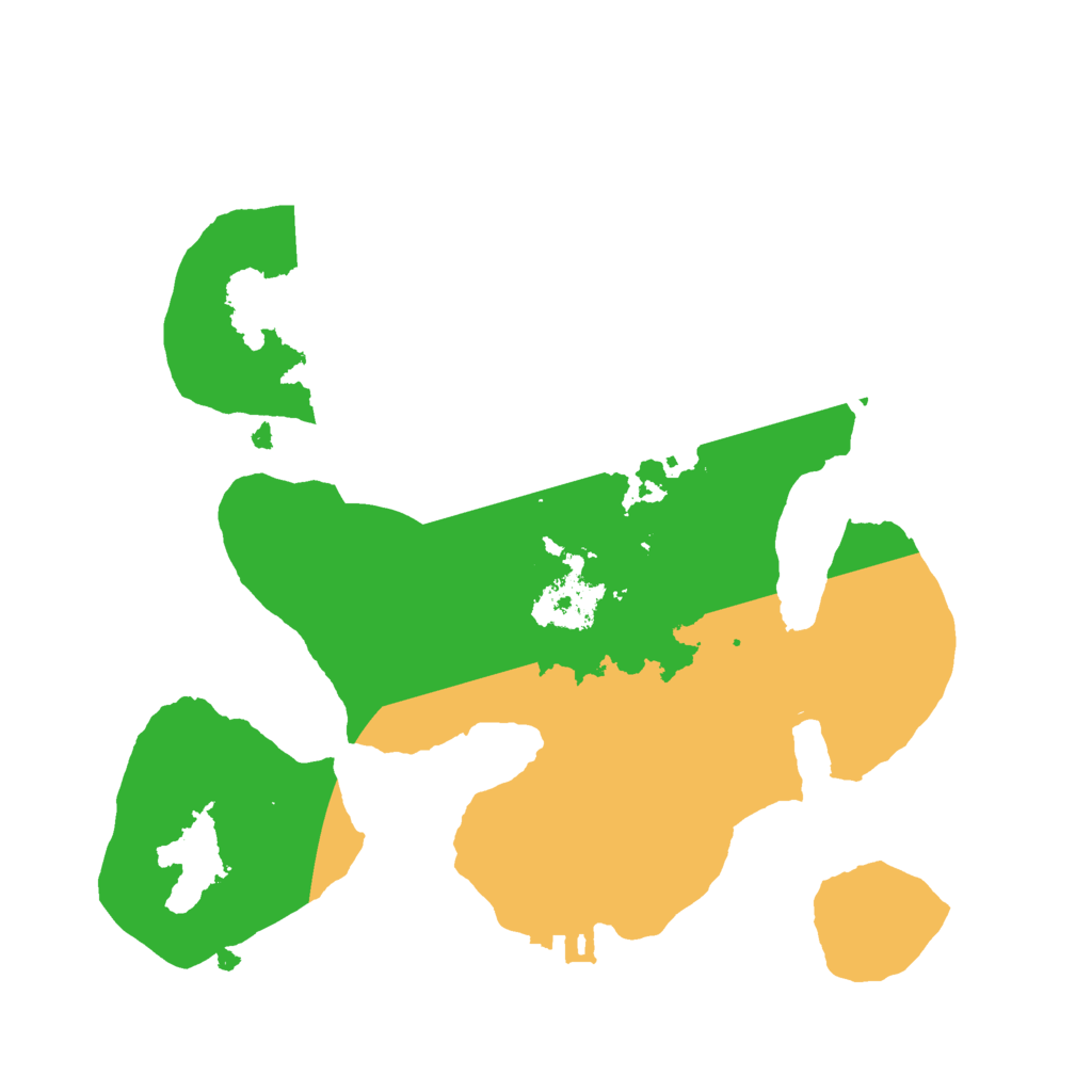 Biome Rust Map: Procedural Map, Size: 2200, Seed: 1594081727