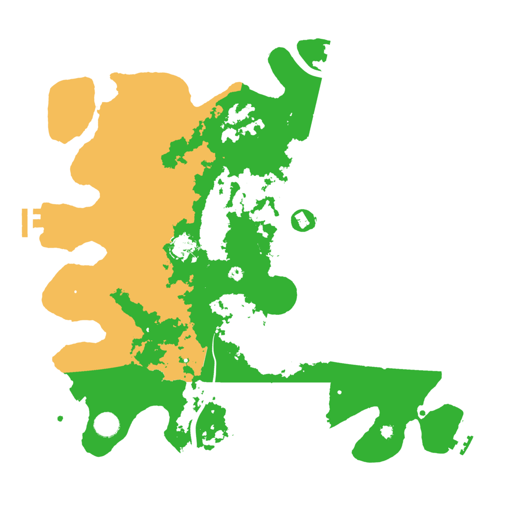 Biome Rust Map: Procedural Map, Size: 3600, Seed: 1642863524