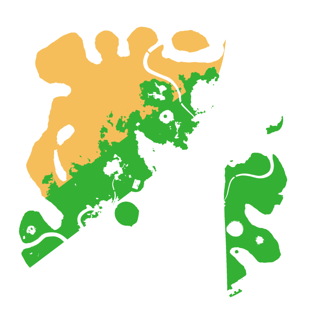 Biome Rust Map: Procedural Map, Size: 3500, Seed: 722066541
