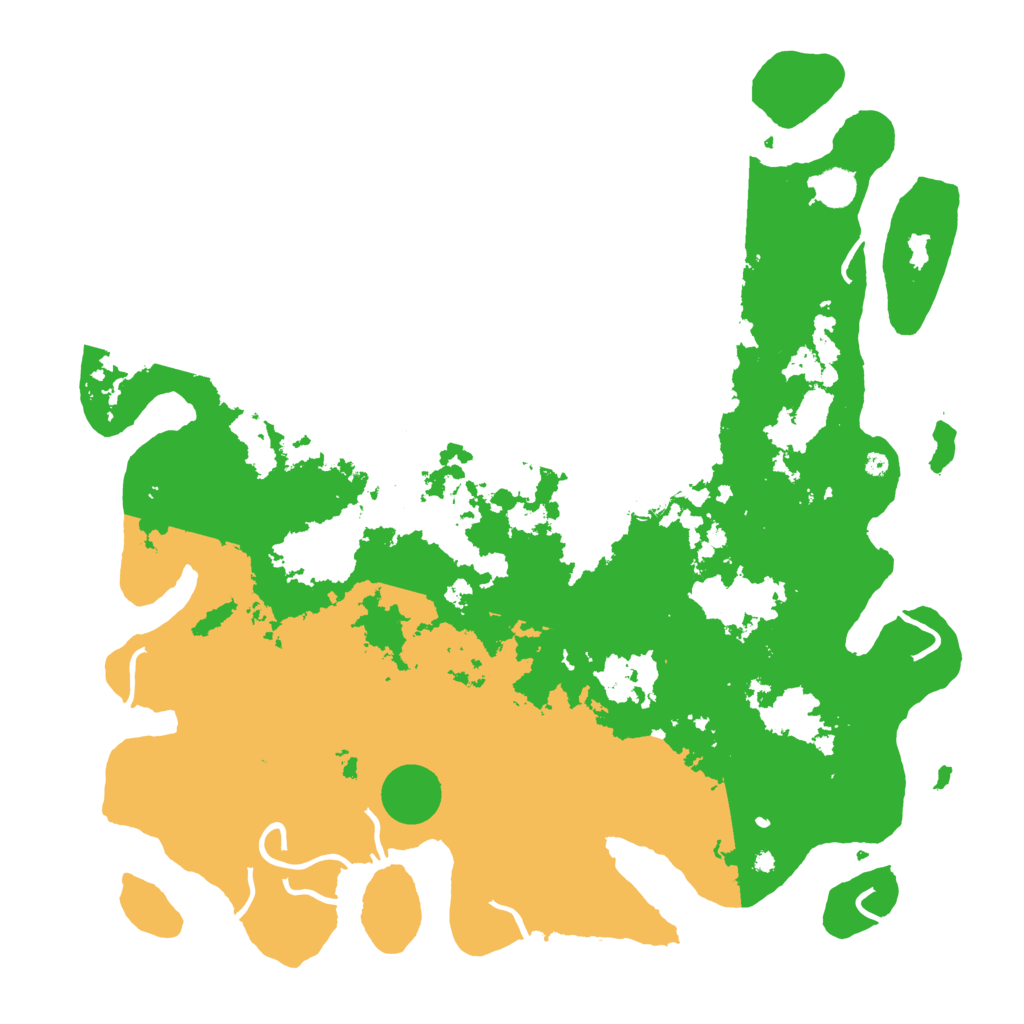 Biome Rust Map: Procedural Map, Size: 4500, Seed: 2447