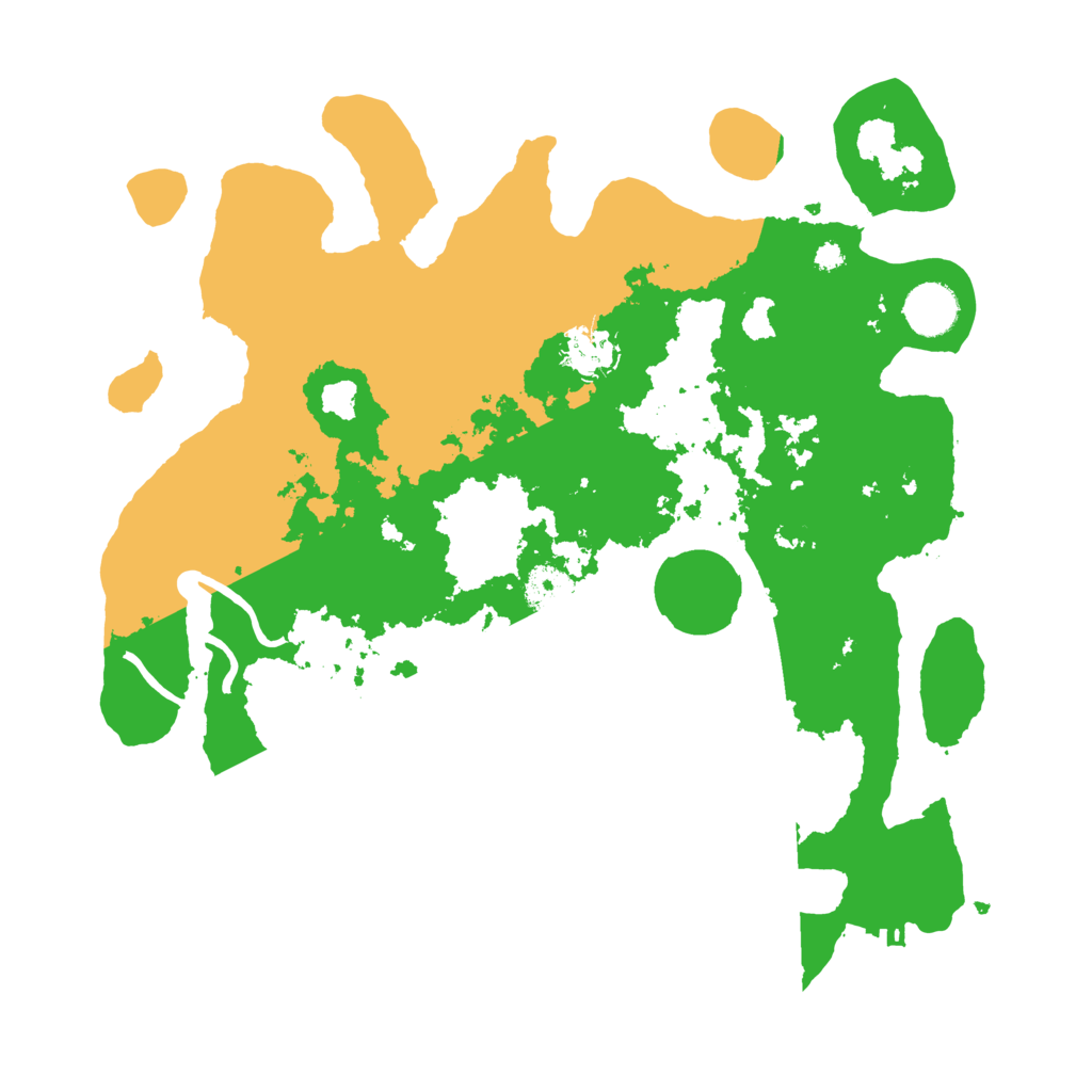 Biome Rust Map: Procedural Map, Size: 3600, Seed: 3184045