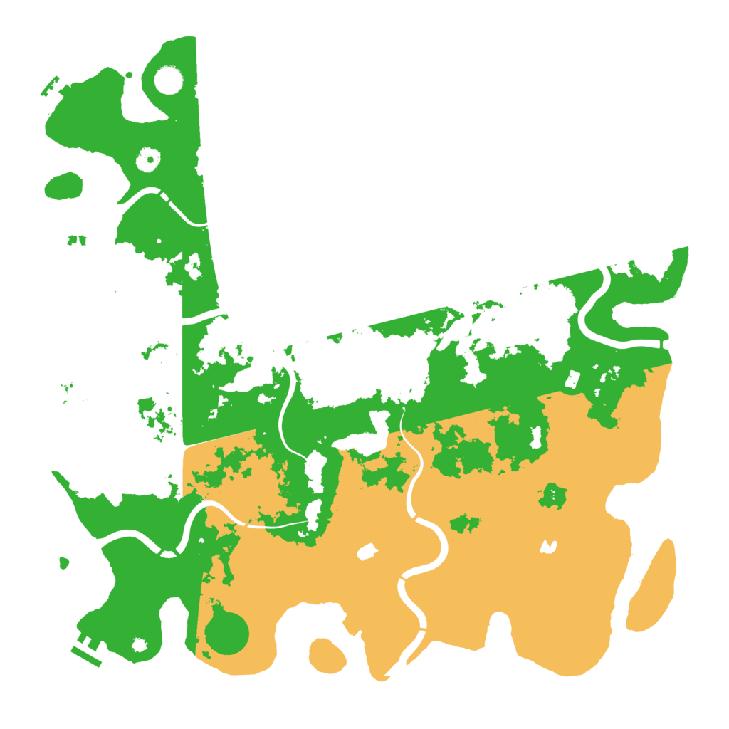 Biome Rust Map: Procedural Map, Size: 4500, Seed: 17850787
