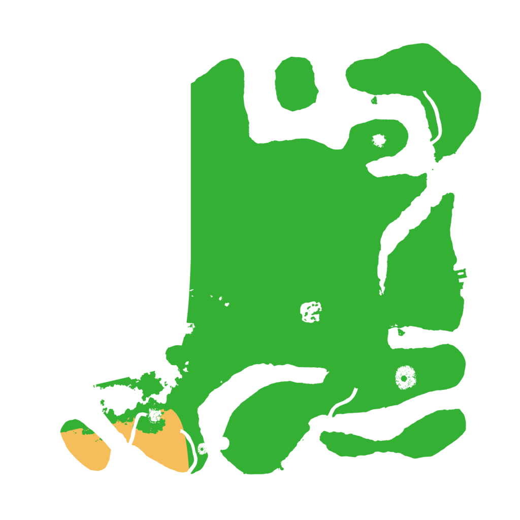 Biome Rust Map: Procedural Map, Size: 3500, Seed: 9811747