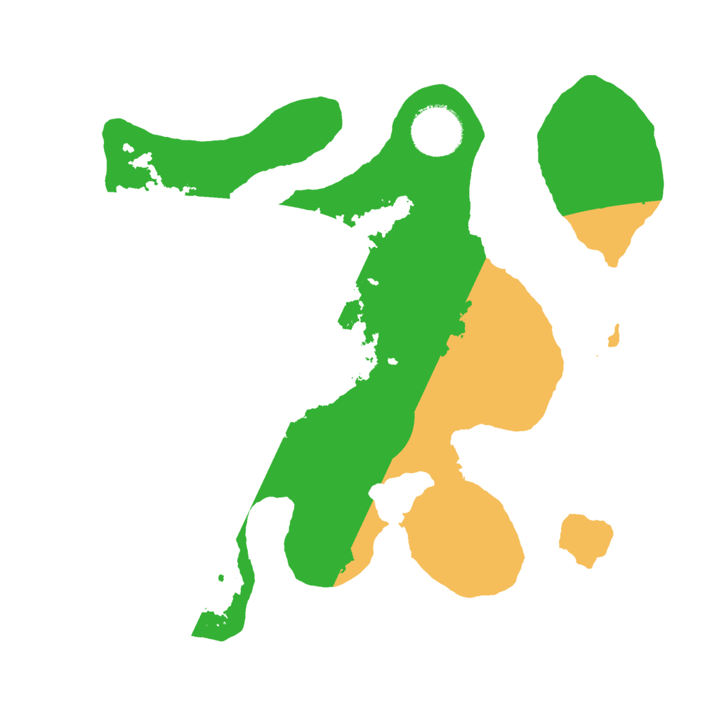 Biome Rust Map: Barren, Size: 2500, Seed: 907801