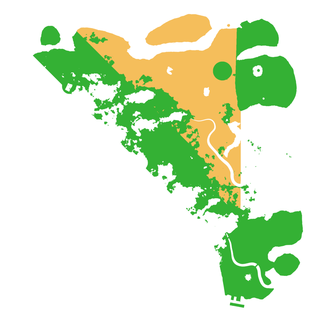 Biome Rust Map: Procedural Map, Size: 4500, Seed: 975539