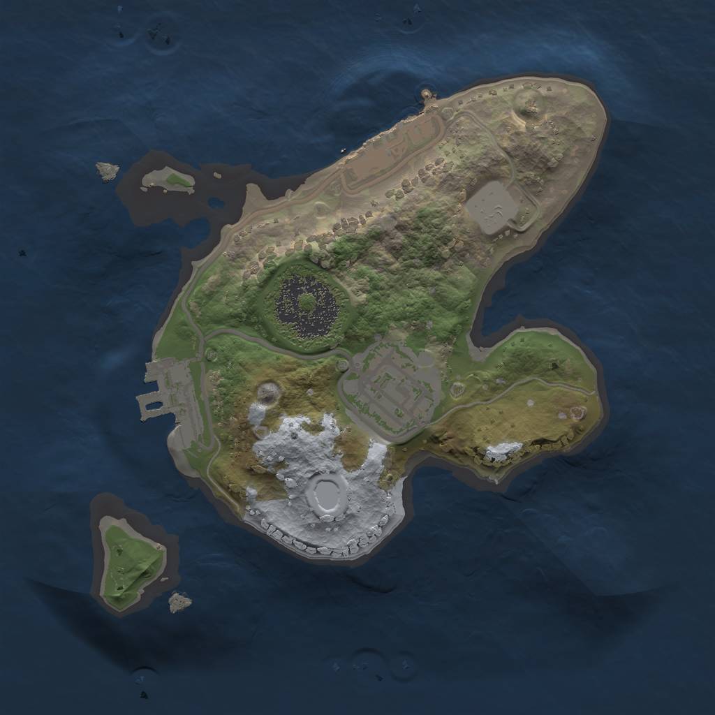Rust Map: Procedural Map, Size: 1700, Seed: 96984, 6 Monuments