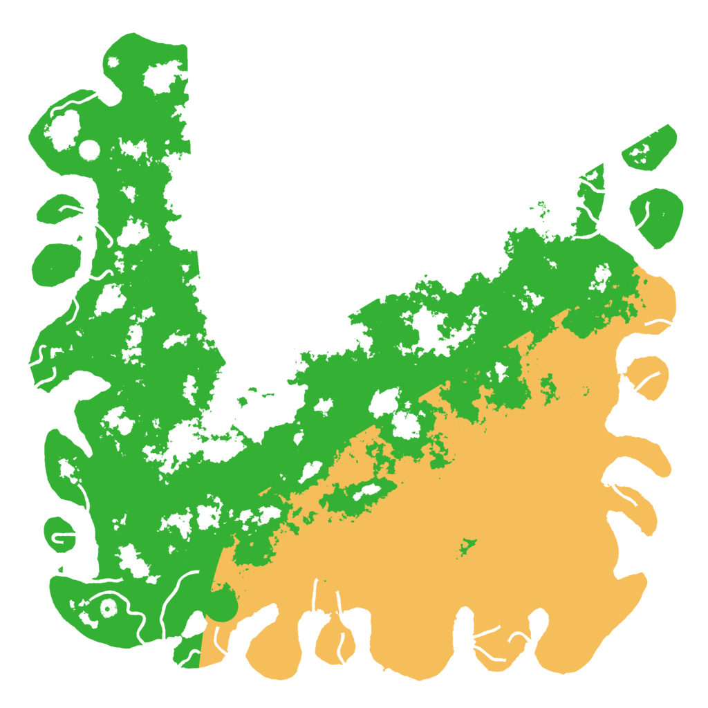 Biome Rust Map: Procedural Map, Size: 6000, Seed: 1880660982