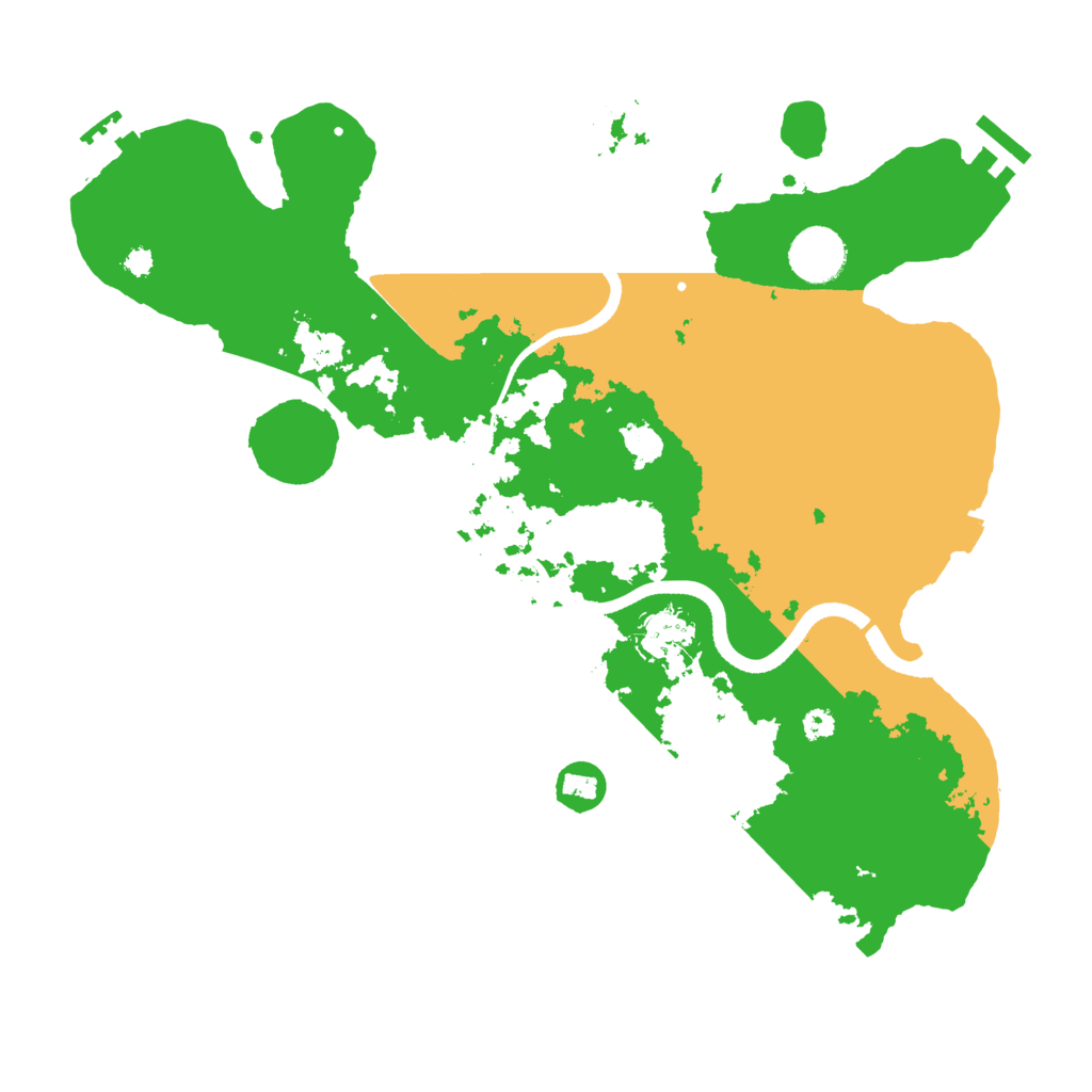 Biome Rust Map: Procedural Map, Size: 3500, Seed: 3000251