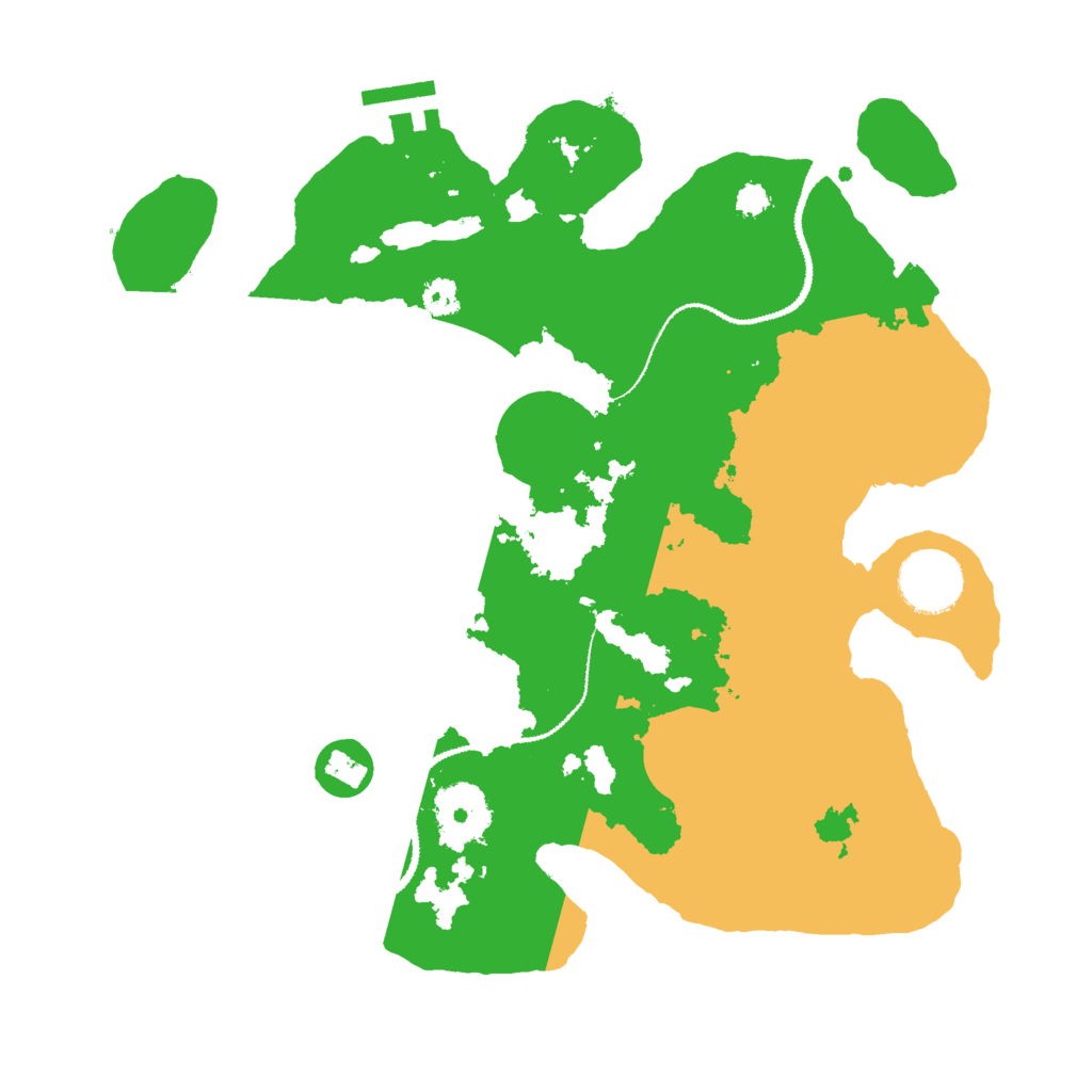 Biome Rust Map: Procedural Map, Size: 3000, Seed: 4000