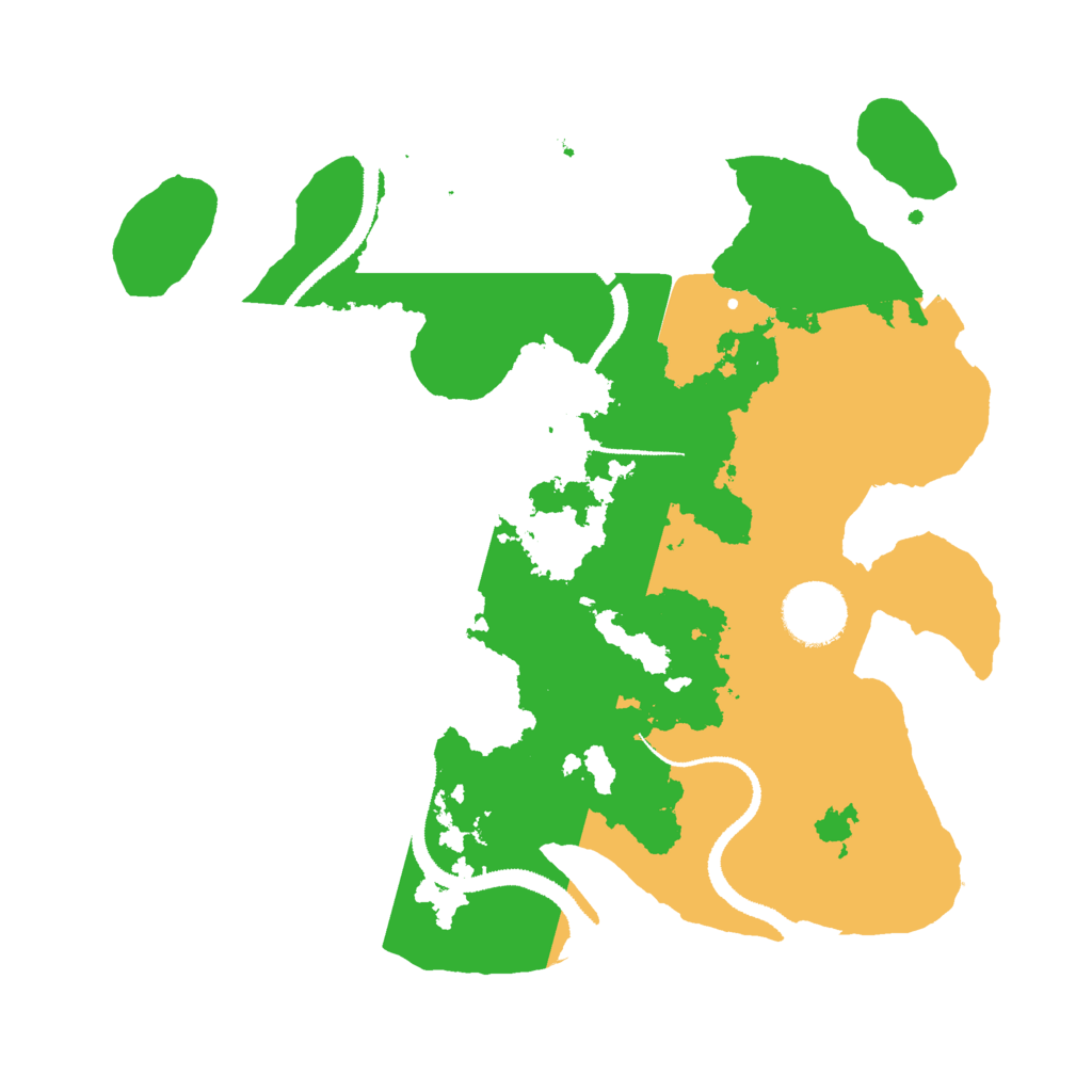Biome Rust Map: Procedural Map, Size: 3000, Seed: 4000