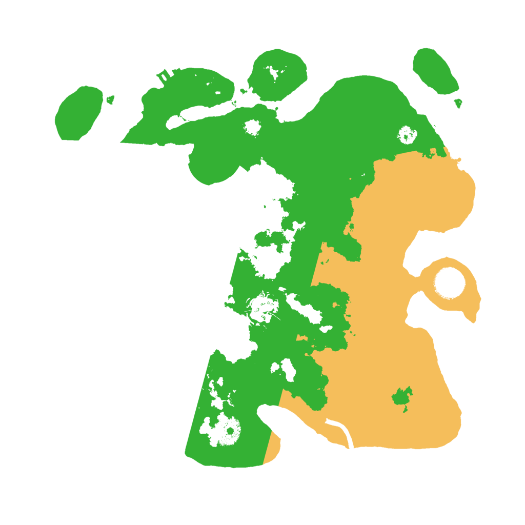 Biome Rust Map: Procedural Map, Size: 3000, Seed: 4000