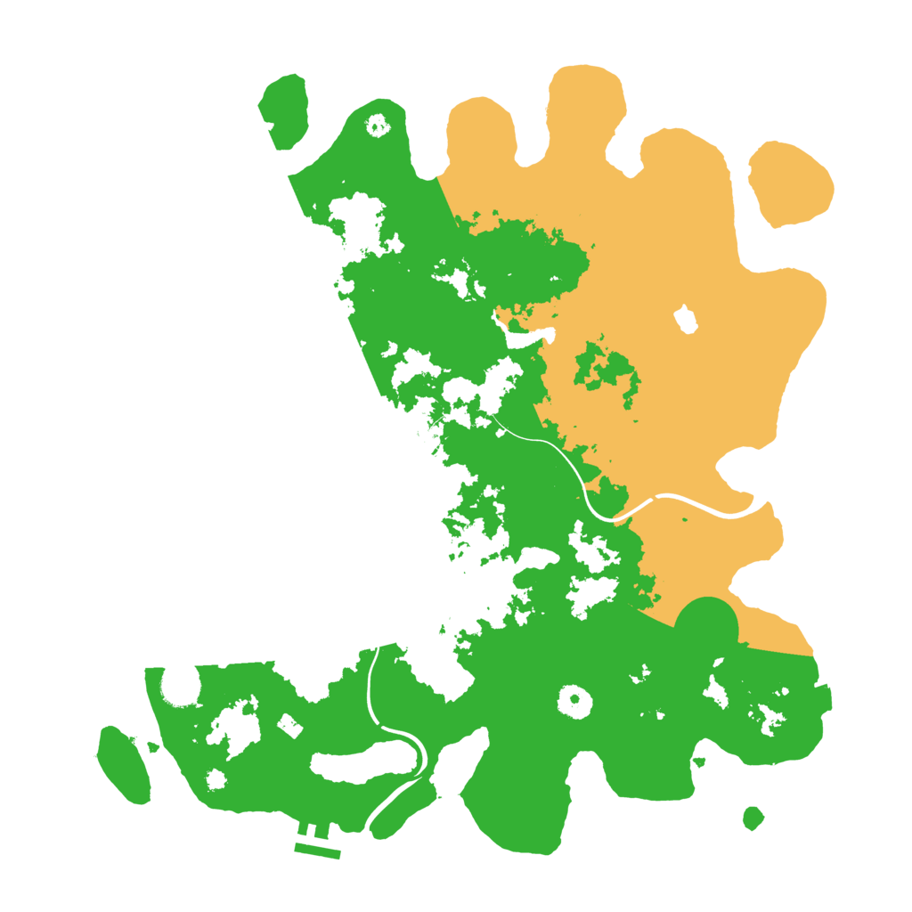 Biome Rust Map: Procedural Map, Size: 4000, Seed: 7982549