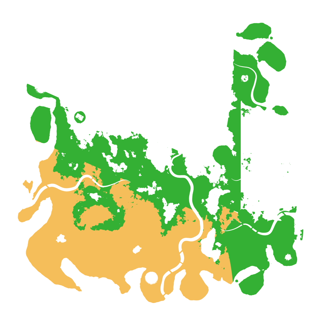 Biome Rust Map: Procedural Map, Size: 4500, Seed: 115696623