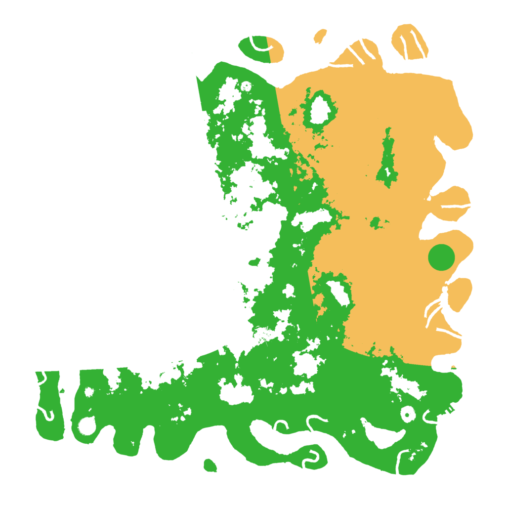 Biome Rust Map: Procedural Map, Size: 5000, Seed: 2560